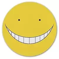 Коврик для мышки круглый Assassination Classroom - Koro-sensei face