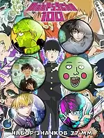 Значки Mob Psycho No.1 набор 6 штук
