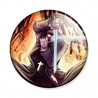 ������ Hellsing - Alexander Anderson in flames