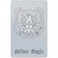 Магнит виниловый прямоугольный Черный клевер - Silver Eagle Squad