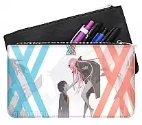 Пенал кожзам Darling in the FranXX - Zero Two и Hiro