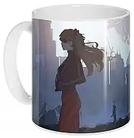 Кружка Evangelion - Аска и Рей