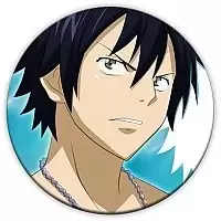 Магнит виниловый круглый Fairy Tail 95660