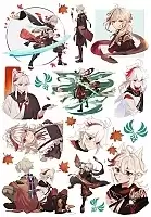 Стикеры Genshin Impact / Kaedehara Kazuha