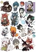Стикеры Genshin Impact Chibi