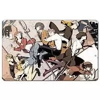 Магнит виниловый прямоугольный Bungou Stray Dogs - Detective Agency