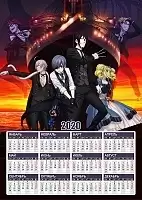 Календарь бумажный А3 на 2025 год Kuroshitsuji: Book of the Atlantic