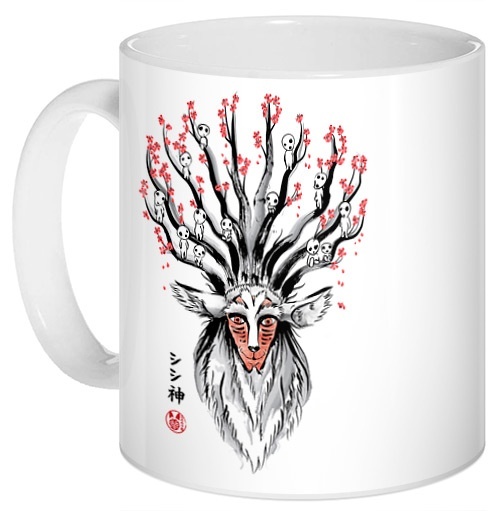 ���������� ������� ������ Sumi-e Mononoke Hime - The Deer God �� ����� � ����� ��������� �������� / Mononoke Hime / Princess Mononoke