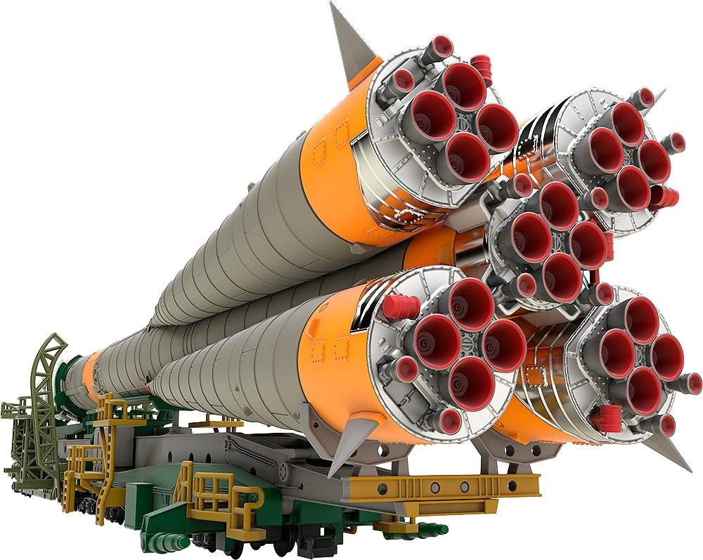 ���������� ������� ������� ������ MODEROID Soyuz Rocket & Transport Train �� ����� � ����� Soyuz Rocket & Transport Train
