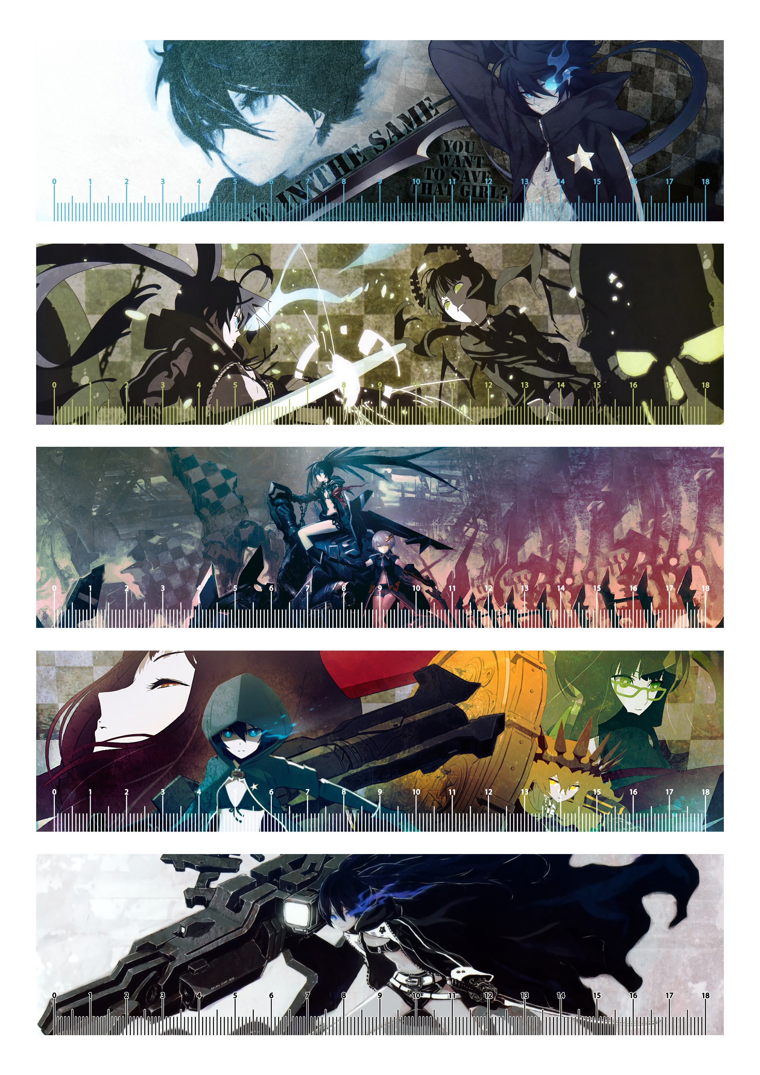 ���������� ������� ����� ������ Black Rock Shooter No.1 �� ����� � ����� ������� � ������ ����� / Black Rock Shooter