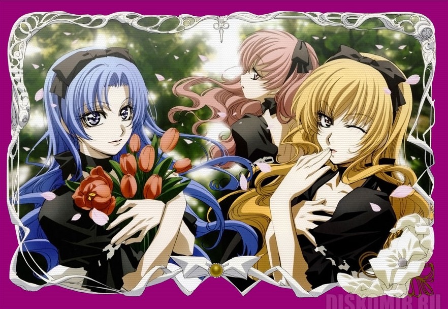 ���������� ������� ������ �������� Princess Princess Toru Kouno, Yuujiro Shihoudani, Mikoto Yutaka �� ����� � ����� ��������� ��������� / Princess Princess