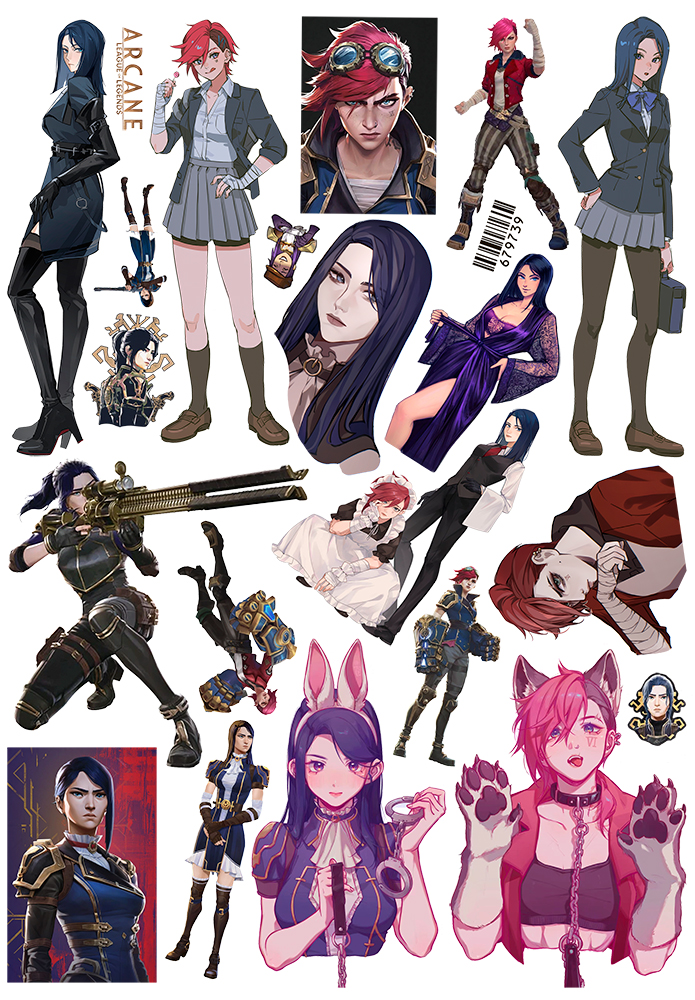 ������� ��������� Arcane Violet & Caitlyn Kiramman