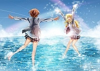 ������ �������� Shigatsu wa Kimi no Uso - Tsubaki Sawabe � Kaori Miyazono