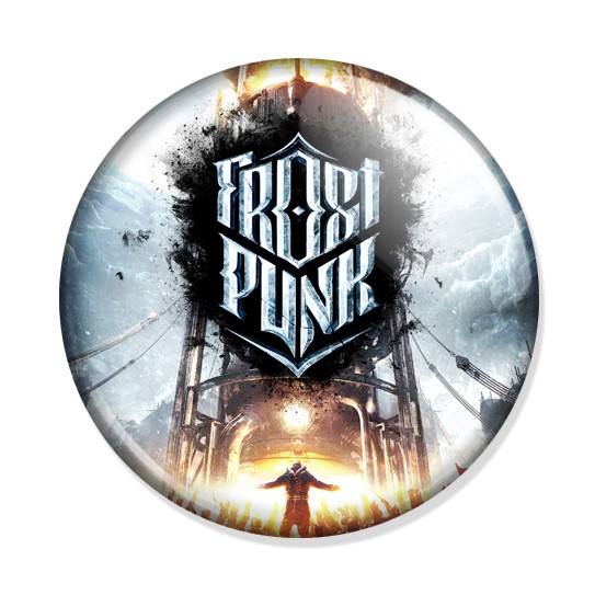 ���������� ������� ������ Frostpunk Logo �� ����� � ����� ��������� / Frostpunk