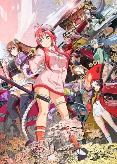 ���������� ������� Hyakka Ryouran: Samurai Bride (��� ������ ������: ������� �������) HD �� ����� � ����� 