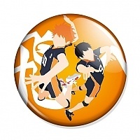  !! - Hinata and Kageyama minimalist art
