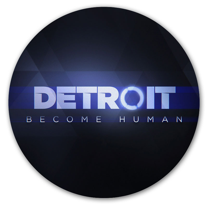 ���������� ������� ������ ��� ����� ������� Detroit: Become Human Logo �� ����� � ����� �������: ����� ��������� / Detroit: Become Human
