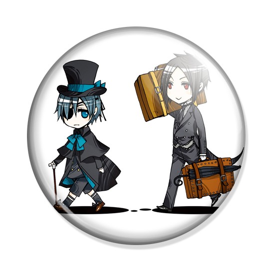 ���������� ������� ������ Kuroshitsuji - Chibi Sebastian and Ciel �� ����� � ����� ������ ��������� / Kuroshitsuji / Black Butler / �����-���������