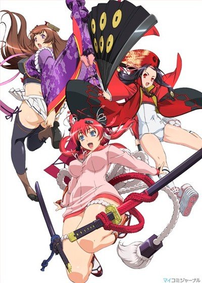 ���������� ������� Hyakka Ryouran: Samurai Girls (������� �������) HD �� ����� � ����� 