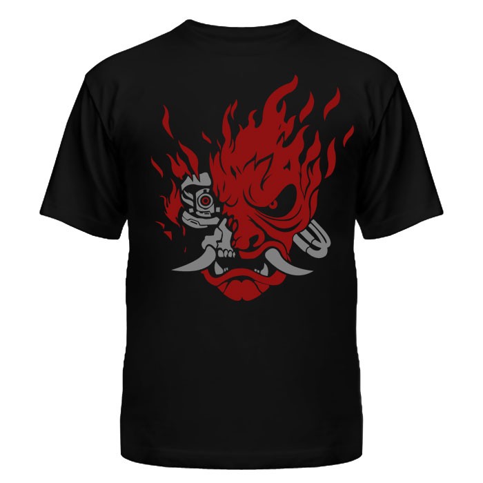 ���������� ������� �������� Cyberpunk 2077 Samurai logo (red) �� ����� � ����� Cyberpunk 2077 / ��������� 2077