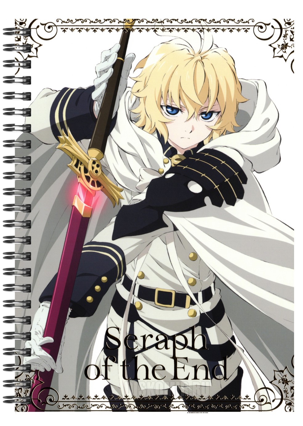���������� ������� �������� ��� ��������� A5 Owari no Seraph Michaela Hyakuya �� ����� � ����� ��������� ������� / Seraph of the End / Owari no Seraph