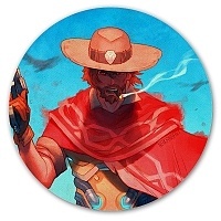 ������ ��� ����� ������� Overwatch - McCree