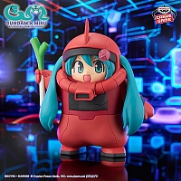 ������� SAV Gundam 45th Anniversary x Special Project Hatsune Miku Zaku Gurumi Hatsune Miku Ver. Red