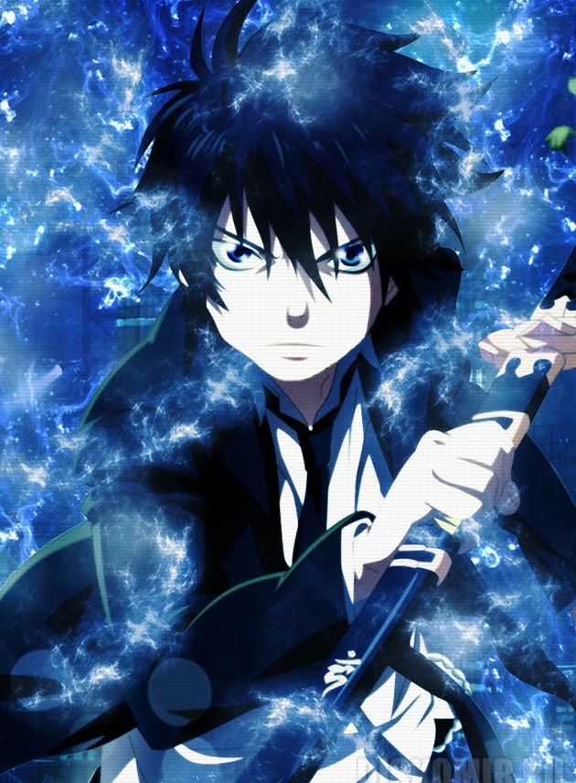 ������ �������� Ao no Exorcist Rin Okumura blue flame