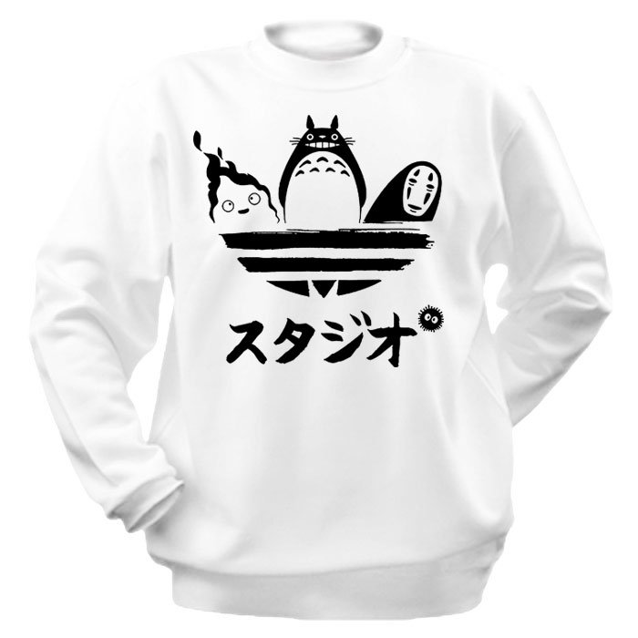 ���������� ������� ��������� Crossover Calcifer, Totoro, Kaonashi Adidas Style �� ����� � ����� ��������� ���������� / Spirited Away / Sen to Chihiro no Kamikakushi