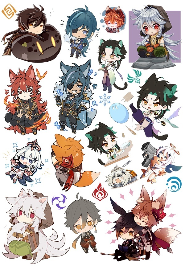 ������� Genshin Impact Chibi