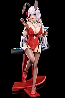 ������� 1/6 scaled pre-painted figure of The Demon Sword Master of Excalibur Academy Riselia Ray Crystalia wearing crimson bunny costume with Nip Slip Gimmick System Pack