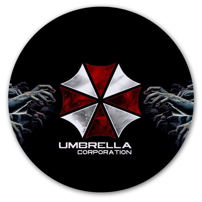 ���������� ������� ������ ��� ����� ������� Resident Evil Umbrella logo & Hands of zombies �� ����� � ����� ������� ��� / Resident Evil