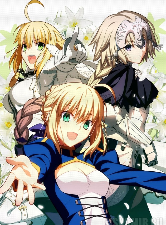 ������ �������� Fate Crossovers Saber, Joan of Arc, Saber Bride