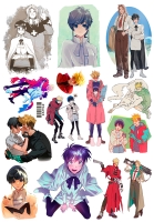 ������� Trigun Meryl, Milly & Vash