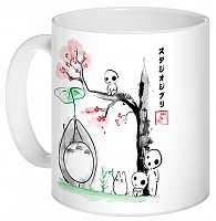 ������ Sumi-e Mononoke Hime � Totoro - Growing trees