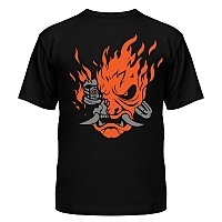  Cyberpunk 2077 Samurai logo (orange)