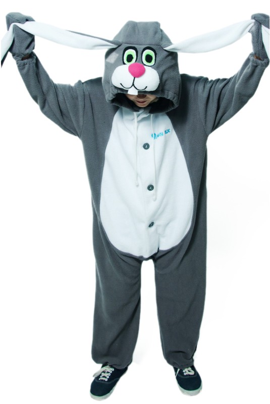 ���������� ������� �������� ����� ���� / Kigurumi Grey Bunny �� ����� � ����� 