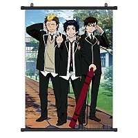   Ao no Exorcist Rin Okumura, Yukio Okumura, Ryuji Suguro, Kuro