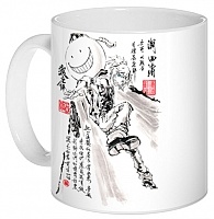  Sumi-e "Assassination Classroom" Koro-sensei  Nagisa Shiota