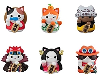 ����� ������� Mega Cat Project One Piece Nyan Piece Nyan! Fortune Lucky*Cat Pirates 6 Pack Box