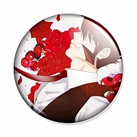 ������ Kekkai Sensen Klaus with red roses
