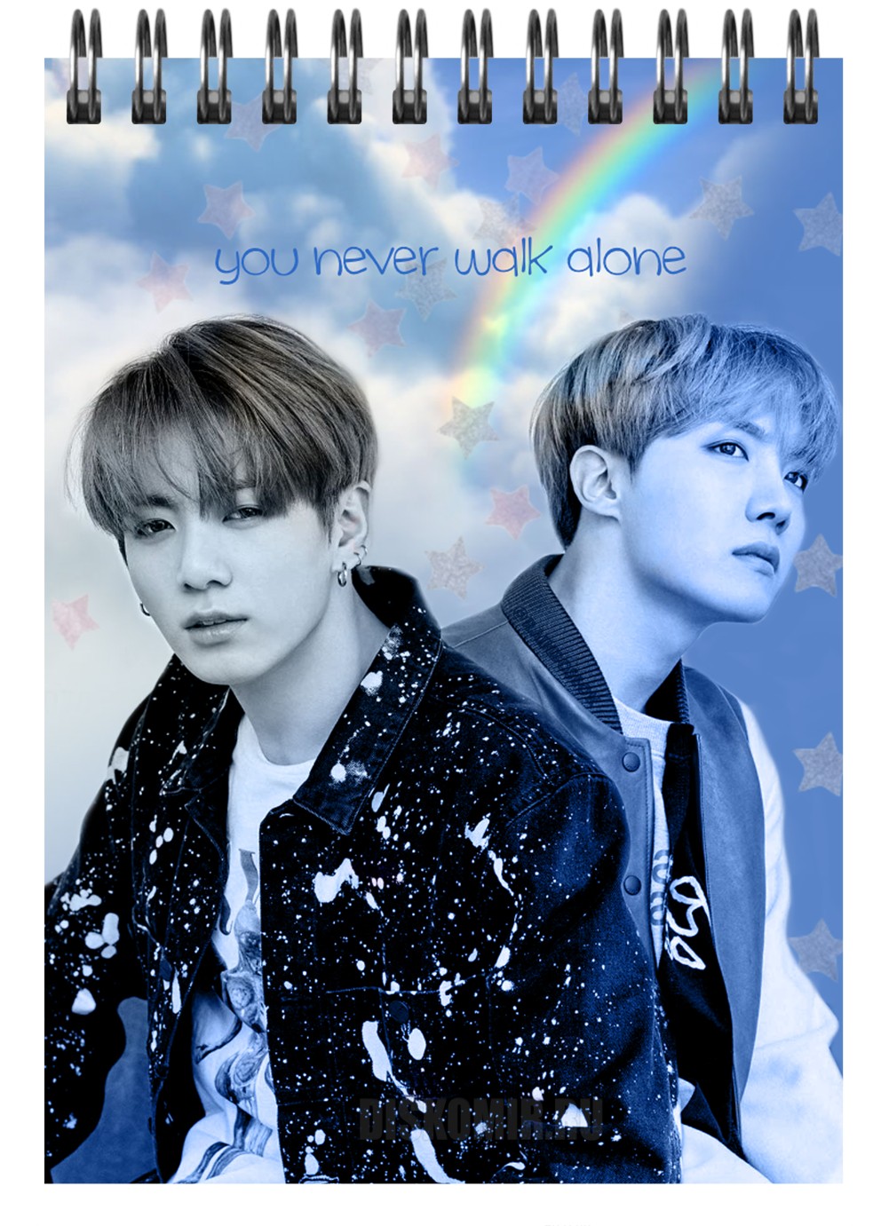 ���������� ������� �������� ��� ��������� A6 BTS - Jeon Jungkook � Jung Hoseok �� ����� � ����� ��� / BTS / Bangtan Boys / �����������������