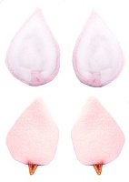  Sweet Kawaii Clip on Cat Ears - Marshmallow Pink