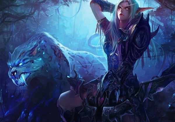 ������ �������� World of Warcraft Night Elf Huntress