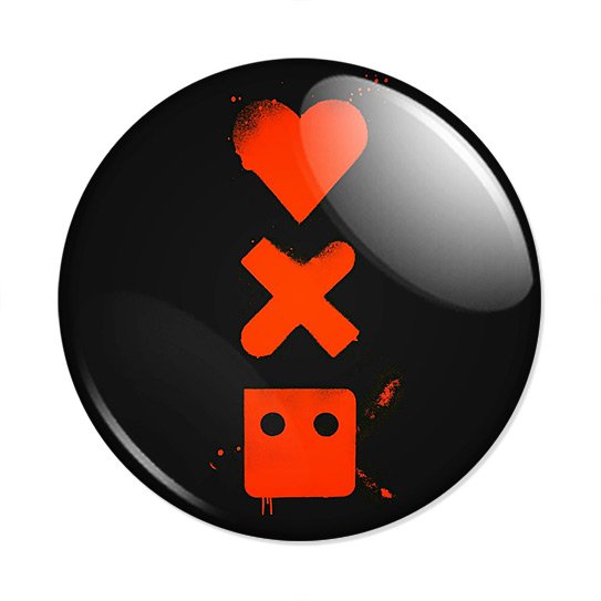���������� ������� ������ Love, Death + Robots Red Logo �� ����� � ����� ������, ������ � ������ / LOVE DEATH + ROBOTS / Love, Death & Robots