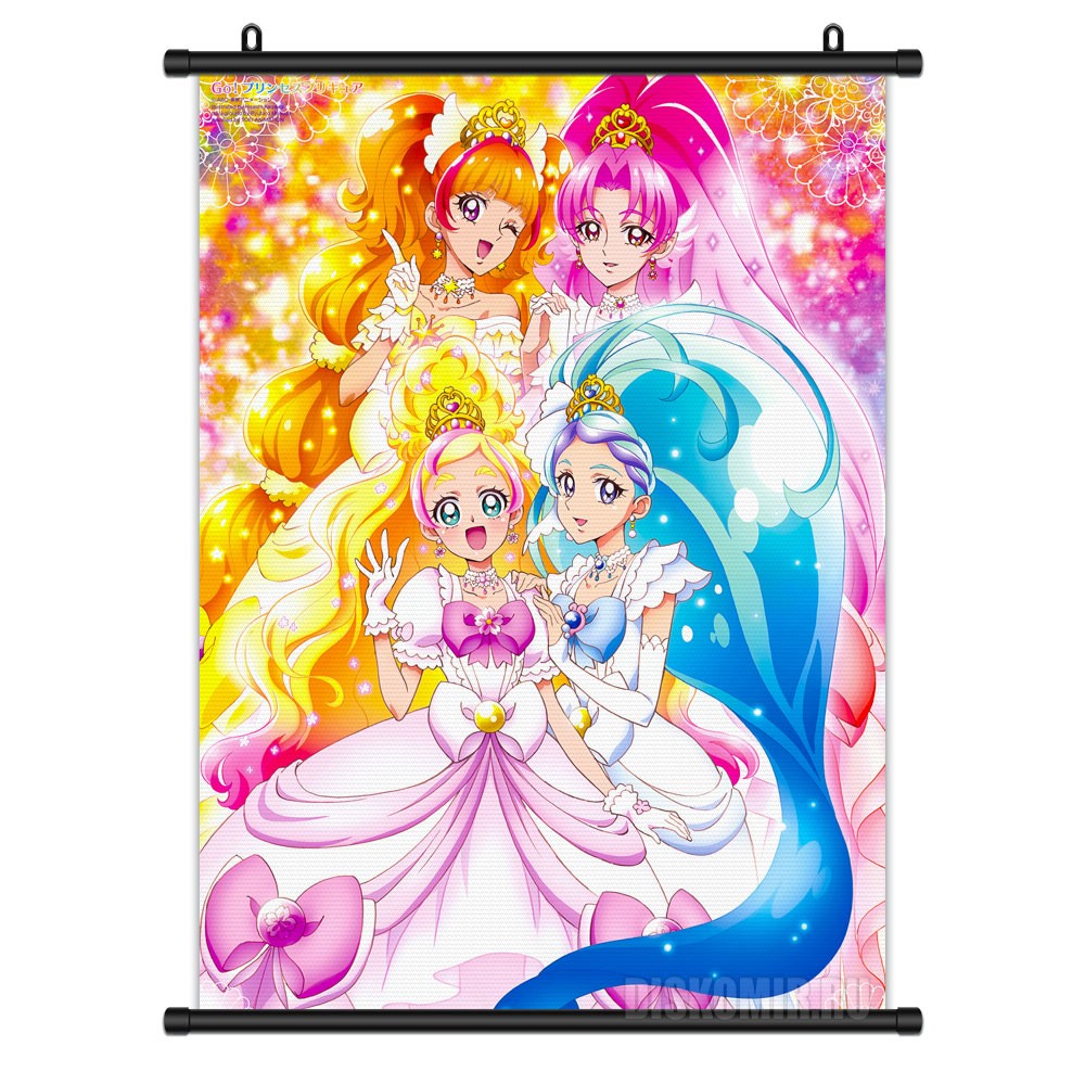 ���������� ������� ������� �������� Go! Princess Precure - Flora, Mermaid, Twinkle, Scarlet �� ����� � ����� ����������� ��������� / Futari wa Precure / Pretty Cure