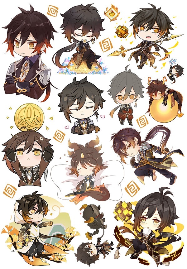 �������� Genshin Impact / Zhongli Chibi