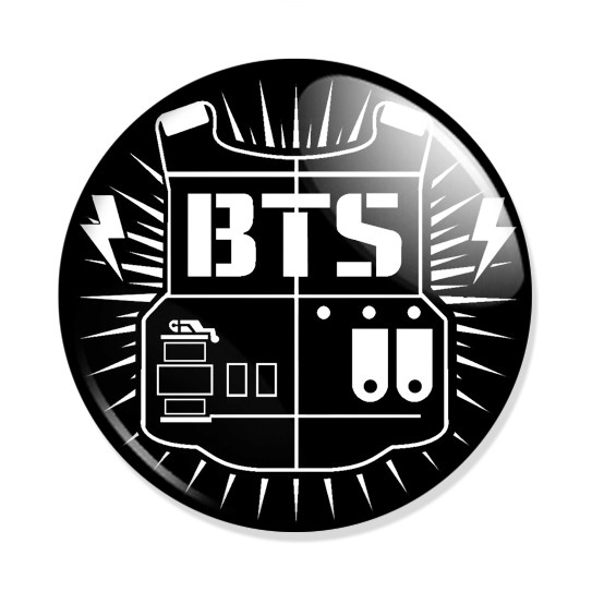 ���������� ������� ������ Bangtan Boys - Logo �� ����� � ����� ��� / BTS / Bangtan Boys / �����������������