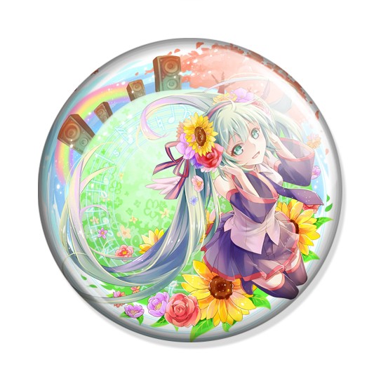 ���������� ������� ������ Vocaloid Miku Hatsune with Flower �� ����� � ����� ��������� / Vocaloid