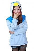    / Hoodie Kigurumi Blue Penguin